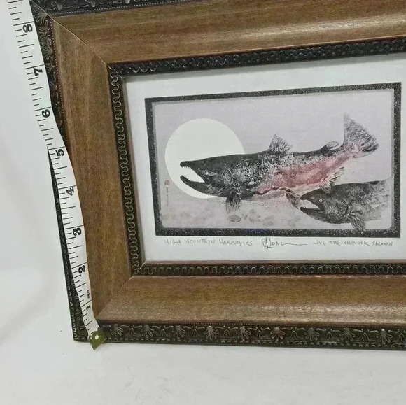 Chinook Salmon framed print - Picture 9 of 10